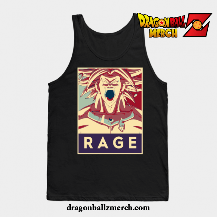 Legendary Super Saiyan Broly Tank Top Black / S