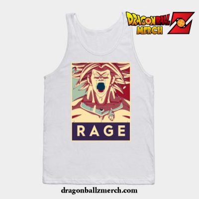 Legendary Super Saiyan Broly Tank Top White / S