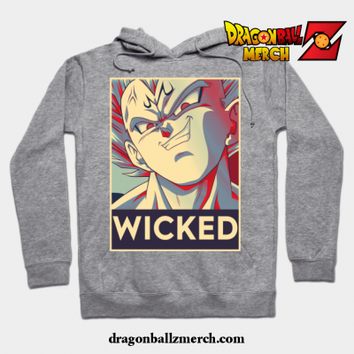 Majin Vegeta Hoodie Gray / S