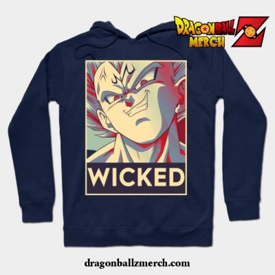 Majin Vegeta Hoodie Navy Blue / S