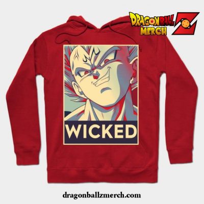 Majin Vegeta Hoodie Red / S