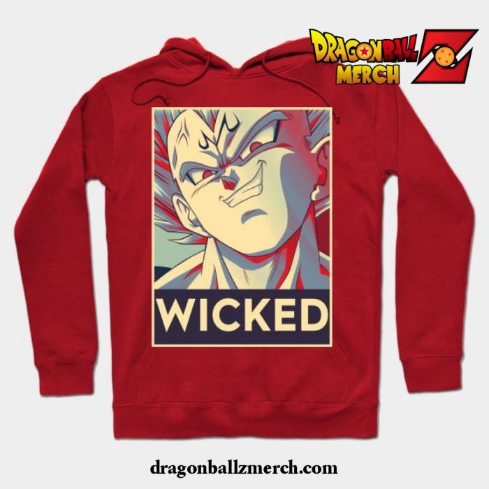 Majin Vegeta Hoodie Red / S