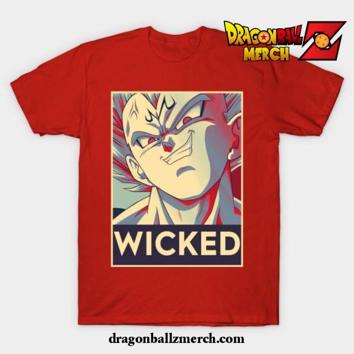 Majin Vegeta T-Shirt Red / S