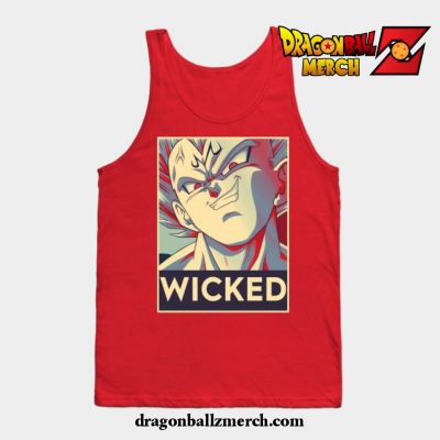 Majin Vegeta Tank Top Red / S