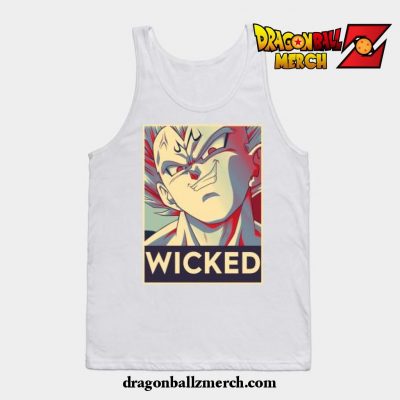 Majin Vegeta Tank Top White / S