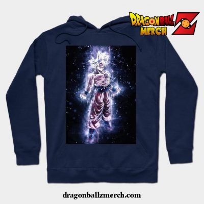 Mastered Ultra Instinct Goku Hoodie Navy Blue / S