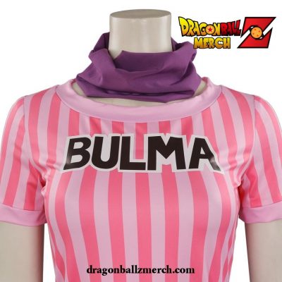 New Bulma Cosplay Costume Pink Dress