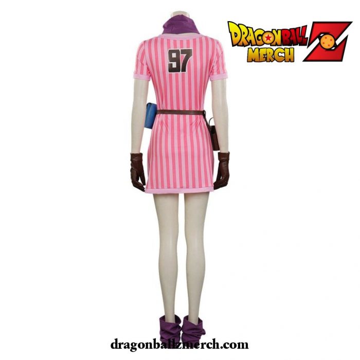 New Bulma Cosplay Costume Pink Dress