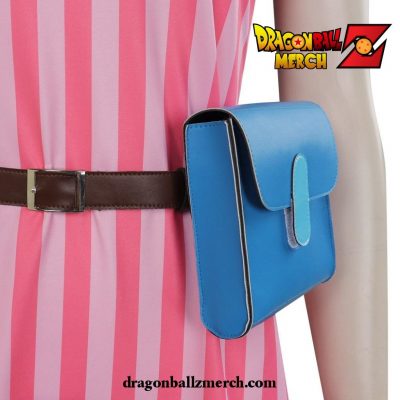 New Bulma Cosplay Costume Pink Dress