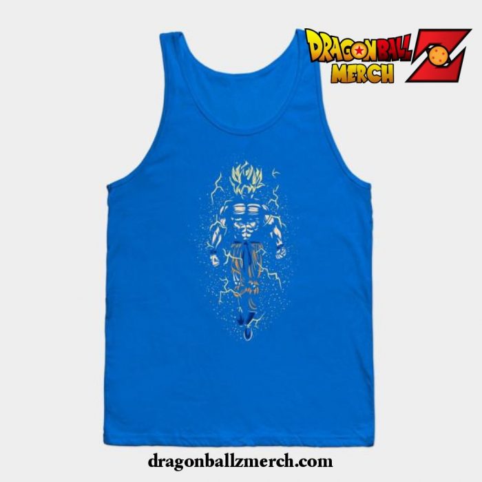 Rage In Namek Tank Top Blue / S