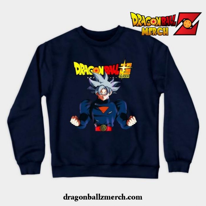 Son Goku Zeno Crewneck Sweatshirt Navy Blue / S