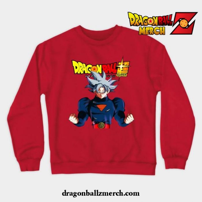 Son Goku Zeno Crewneck Sweatshirt Red / S