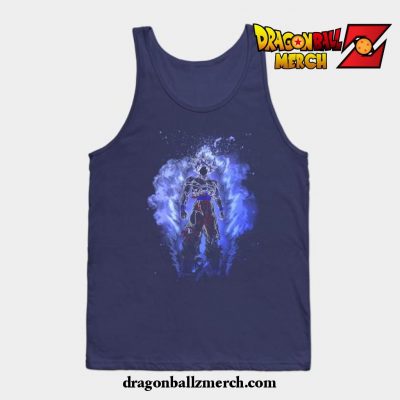 Soul Of The Ultra Instinct Tank Top Navy Blue / S