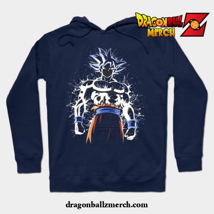 Splatter Ultra Instinct Hoodie Navy Blue / S