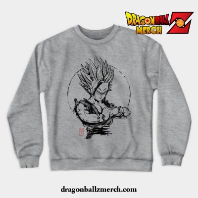 Ssj2 Rage Crewneck Sweatshirt Gray / S