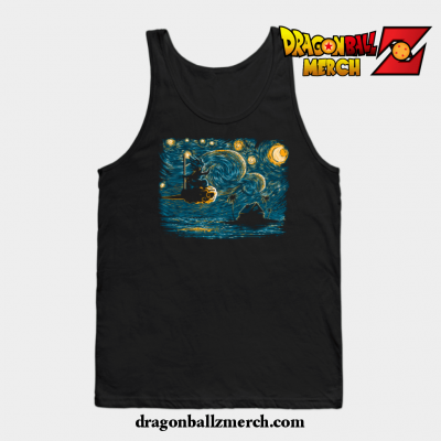 Starry Saiyan Tank Top Black / S