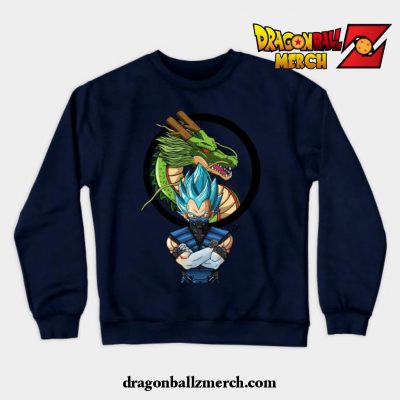 Sub Zero Vegeta Crewneck Sweatshirt Navy Blue / S