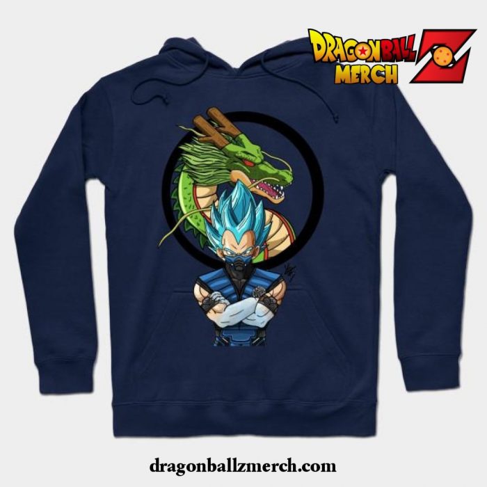 Sub Zero Vegeta Hoodie Navy Blue / S