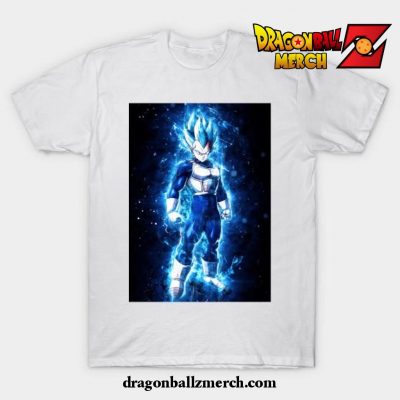 Super Saiyan Blue Vegeta T-Shirt White / S