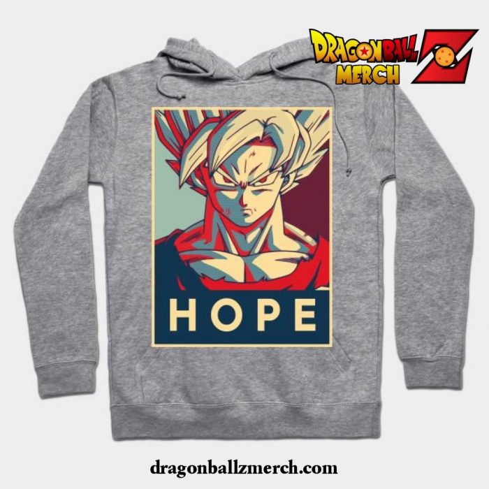 Super Saiyan Goku Hoodie Gray / S