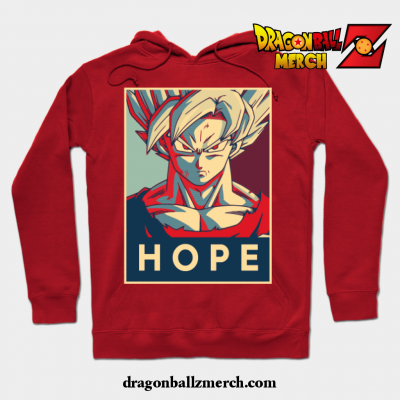 Super Saiyan Goku Hoodie Red / S