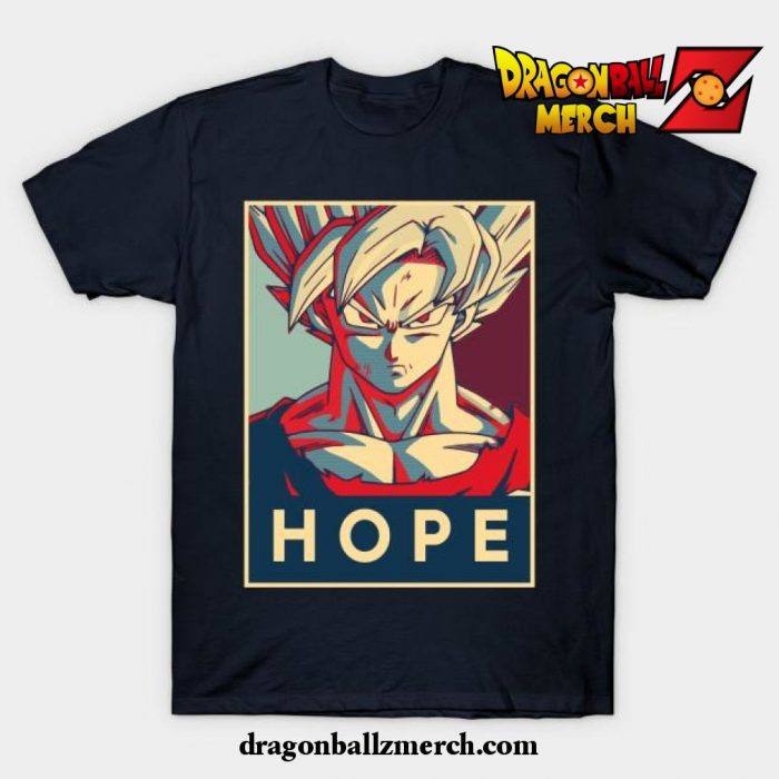 Super Saiyan Goku T-Shirt Navy Blue / S