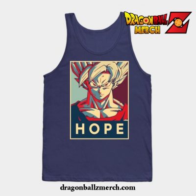 Super Saiyan Goku Tank Top Navy Blue / S