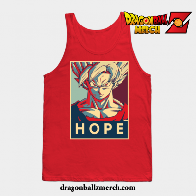 Super Saiyan Goku Tank Top Red / S