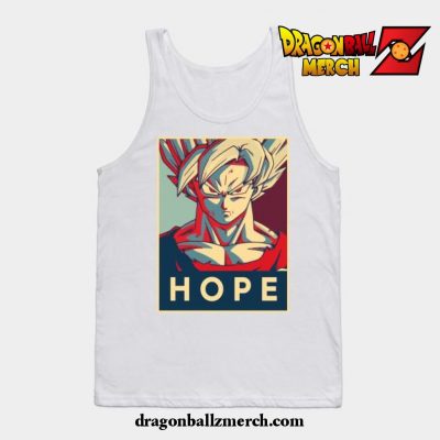 Super Saiyan Goku Tank Top White / S