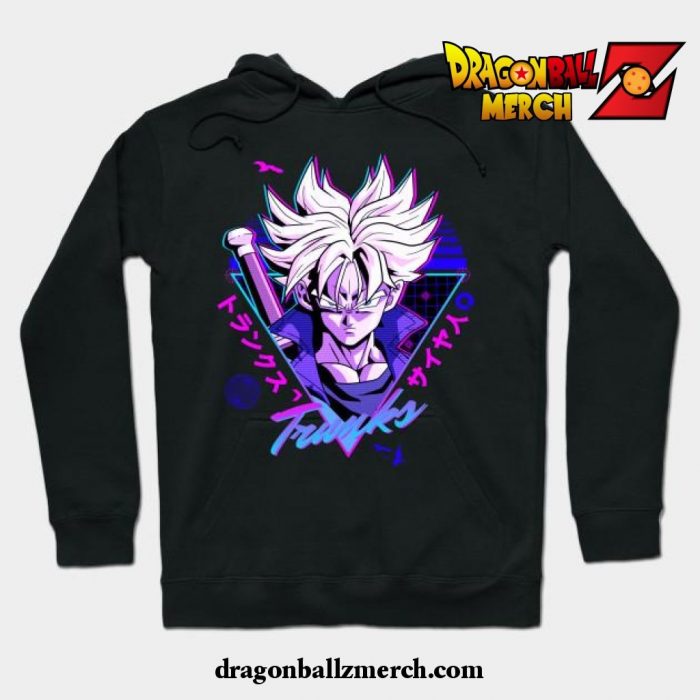 Trunks Dragonball Lofi Hoodie Black / S