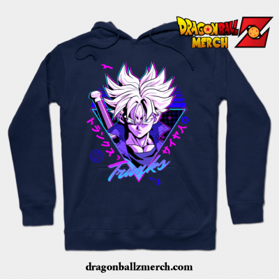 Trunks Dragonball Lofi Hoodie Navy Blue / S