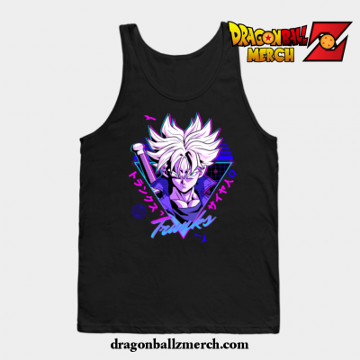 Trunks Dragonball Lofi Tank Top Black / S