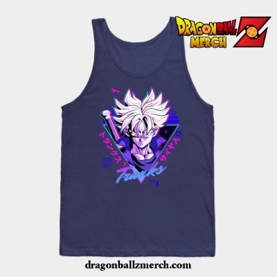 Trunks Dragonball Lofi Tank Top Navy Blue / S