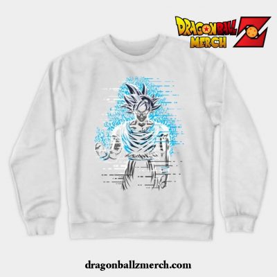 Ultra Distorted Crewneck Sweatshirt White / S