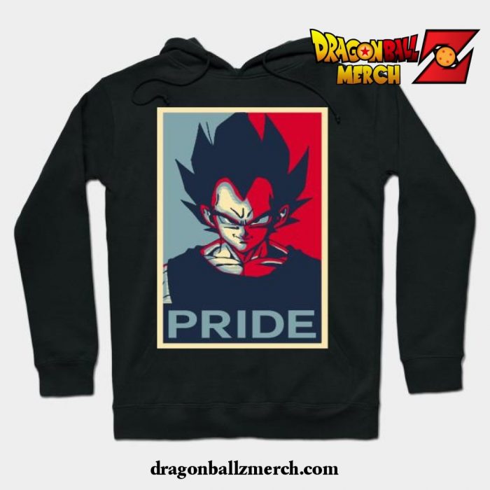 Vegeta Pride Poster Hoodie Black / S