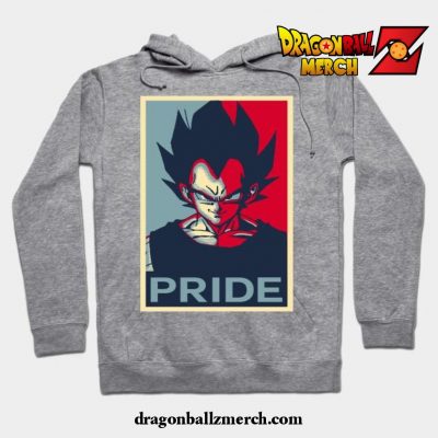 Vegeta Pride Poster Hoodie Gray / S