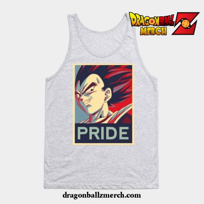 Vegeta Pride Tank Top Gray / S