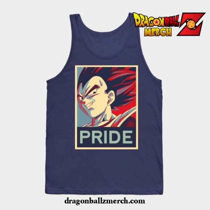 Vegeta Pride Tank Top Navy Blue / S