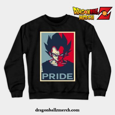 Vegeta Starry Saiyan Crewneck Sweatshirt Black / S