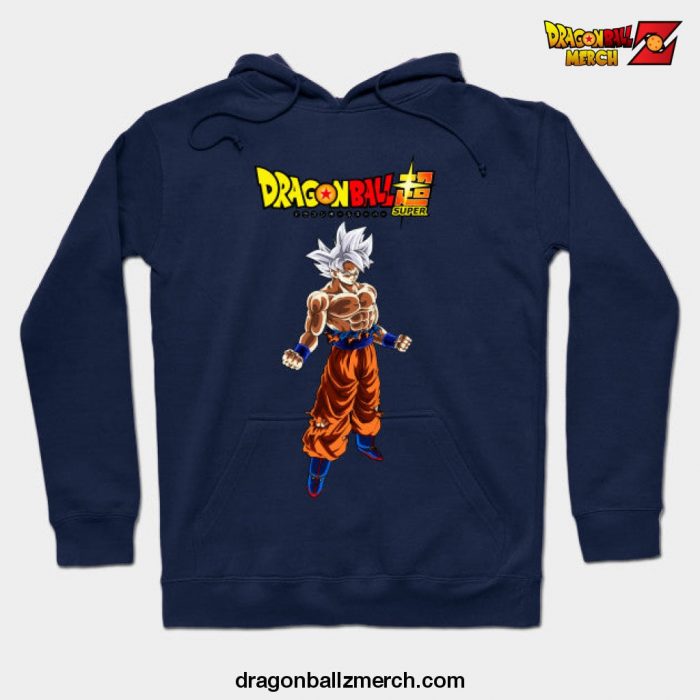 Dragon Ball Super - Goku Mastered Ultra Instinct Hoodie Navy Blue / S