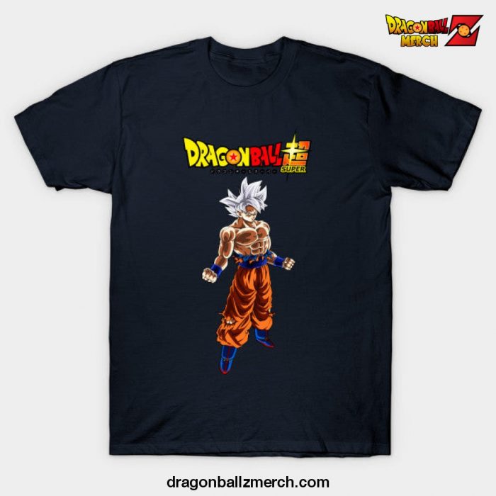 Dragon Ball Super - Goku Mastered Ultra Instinct T-Shirt Navy Blue / S