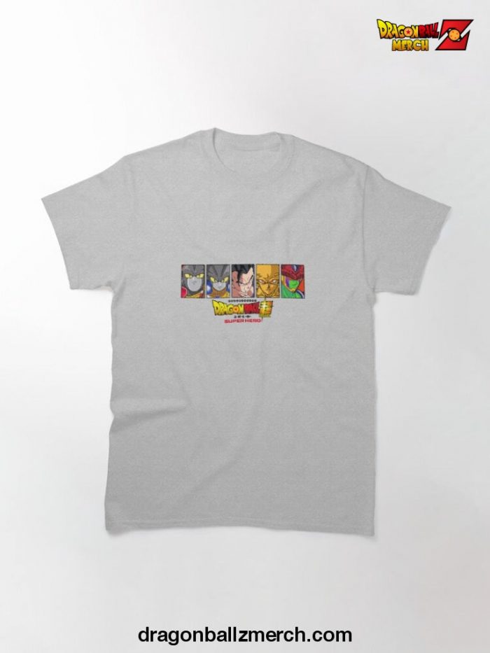 Dragon Ball Super Hero Characters T-Shirt Gray / S