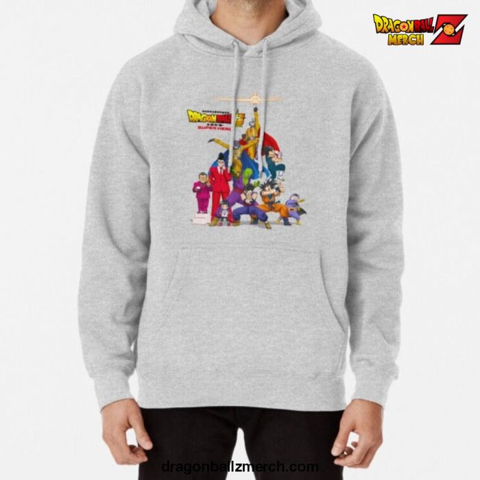 Dragon Ball Super Hero Hoodie Gray / S