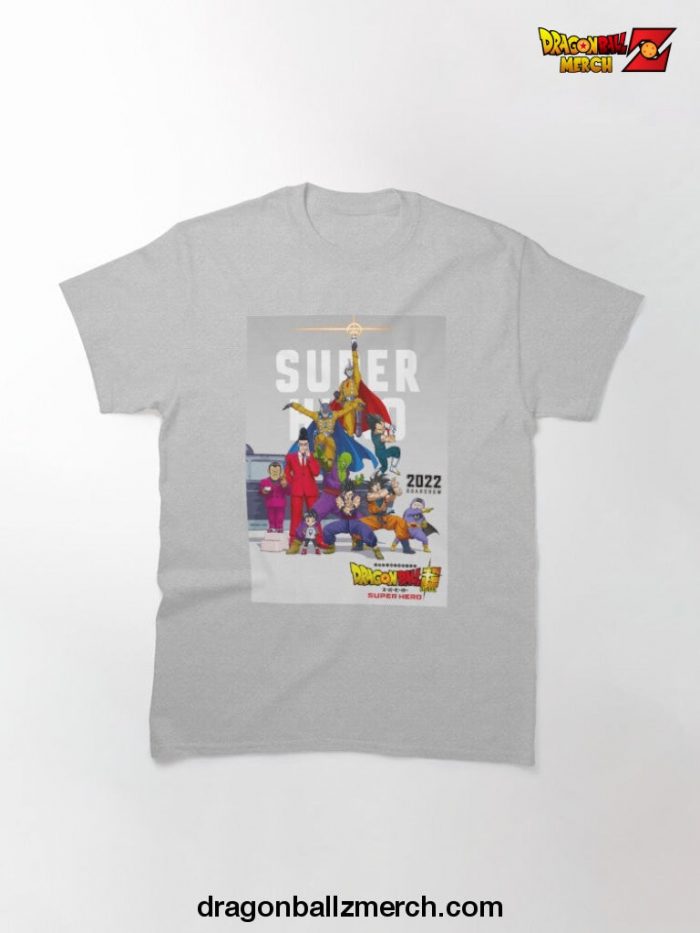 Dragonball Super Hero Poster T-Shirt Gray / S