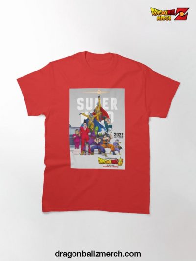 Dragonball Super Hero Poster T-Shirt Red / S