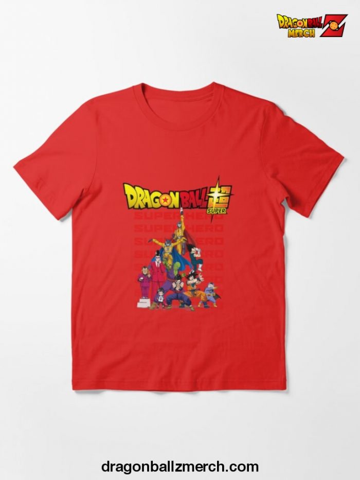 Dragonball Super Superhero Goku T-Shirt Red / S