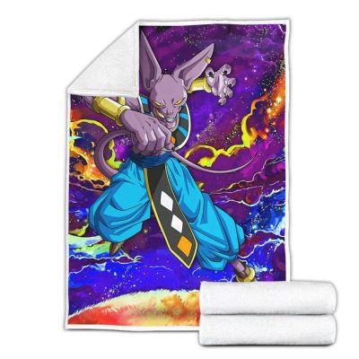 Beerus Fleece Blanket Custom Dragon Ball Anime Galaxy Style 2 perfectivy com 650x - Dragon Ball Z Store