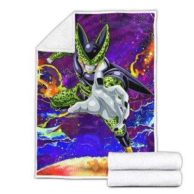 Cell Fleece Blanket Custom Dragon Ball Anime Galaxy Style 2 perfectivy com 650x - Dragon Ball Z Store