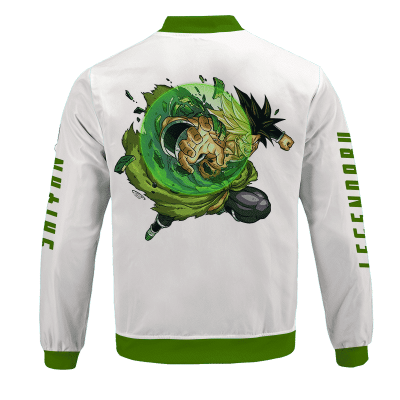 Dragon Ball The Legendary Saiyan Broly Bomber Jacket Back 1 - Dragon Ball Z Store