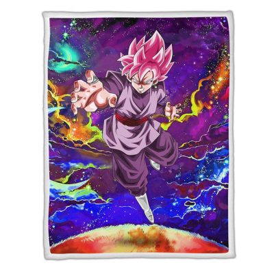 Goku Black Rose Fleece Blanket Custom Dragon Ball Anime Galaxy Style 1 perfectivy com 650x - Dragon Ball Z Store